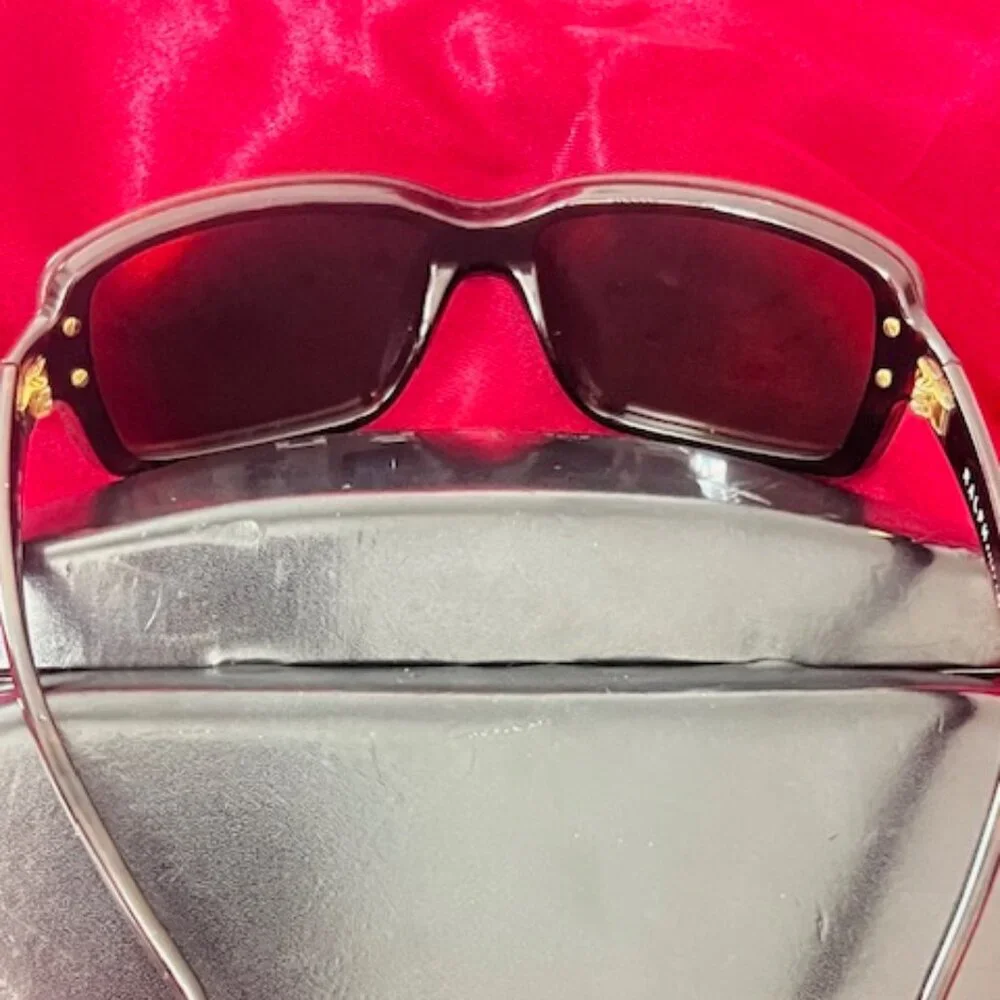 Ralph Lauren sunglasses vintage oversized shield Y2K Excellent condition w/ case